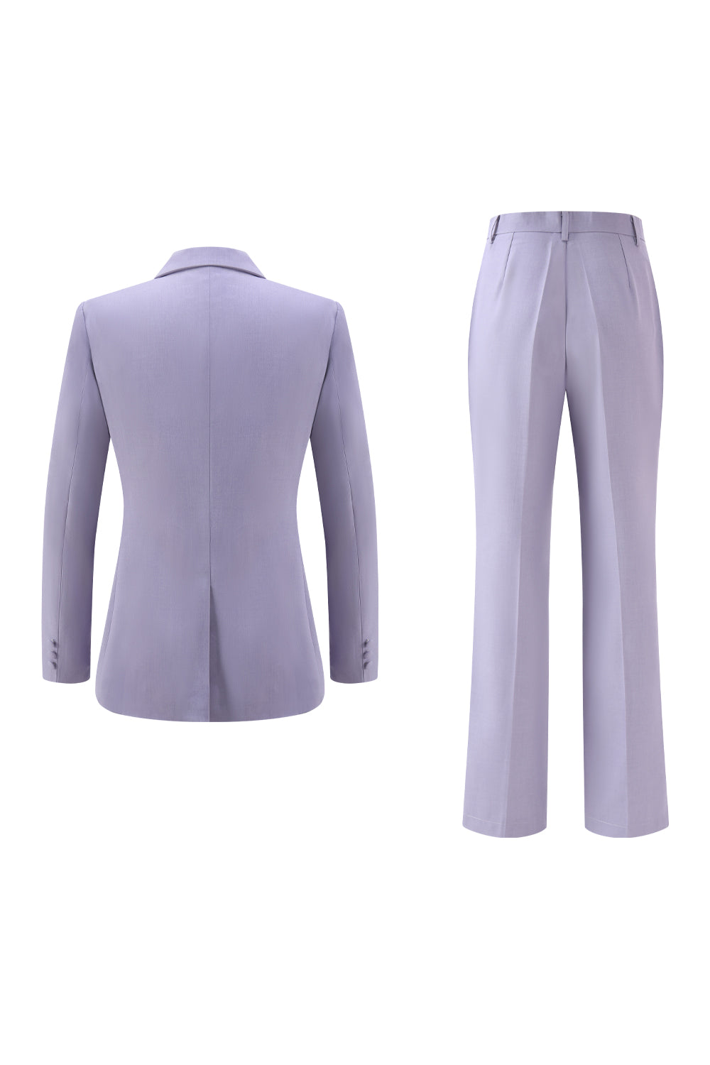 Lilac Peak Lapel 2 Piece Women Prom Suits with Sash
