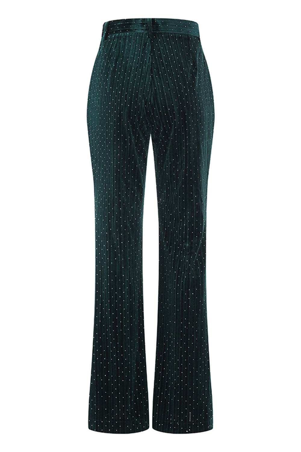 Sparkly 2 Piece Dark Green Peak Lapel Women Prom Suits