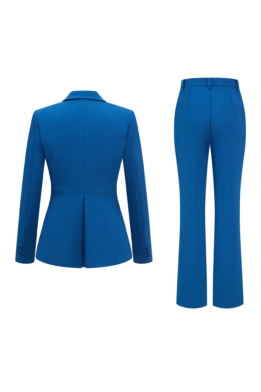 Dark Blue 2 Piece Single Breasted Peak Lapel Prom Suits