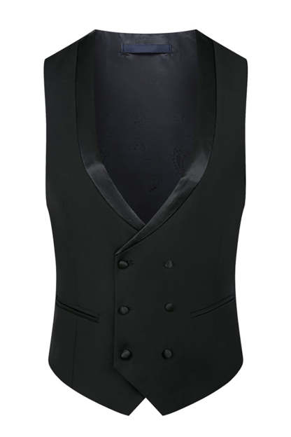 Sparkly 3 Piece Black High End Prom Homecoming Men's Suits with Rhinestones