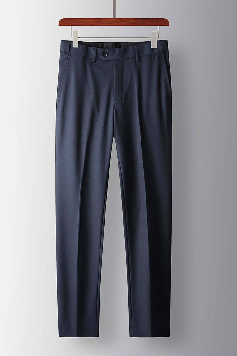 2 Piece Peak Lapel Navy Prom Homecoming Men's Suits with Pockets