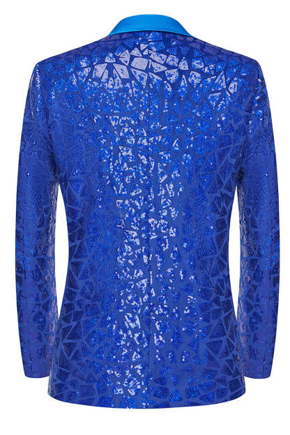 Sparkly Black Sequins 2 Piece Golden Prom Homecoming Men's Suits