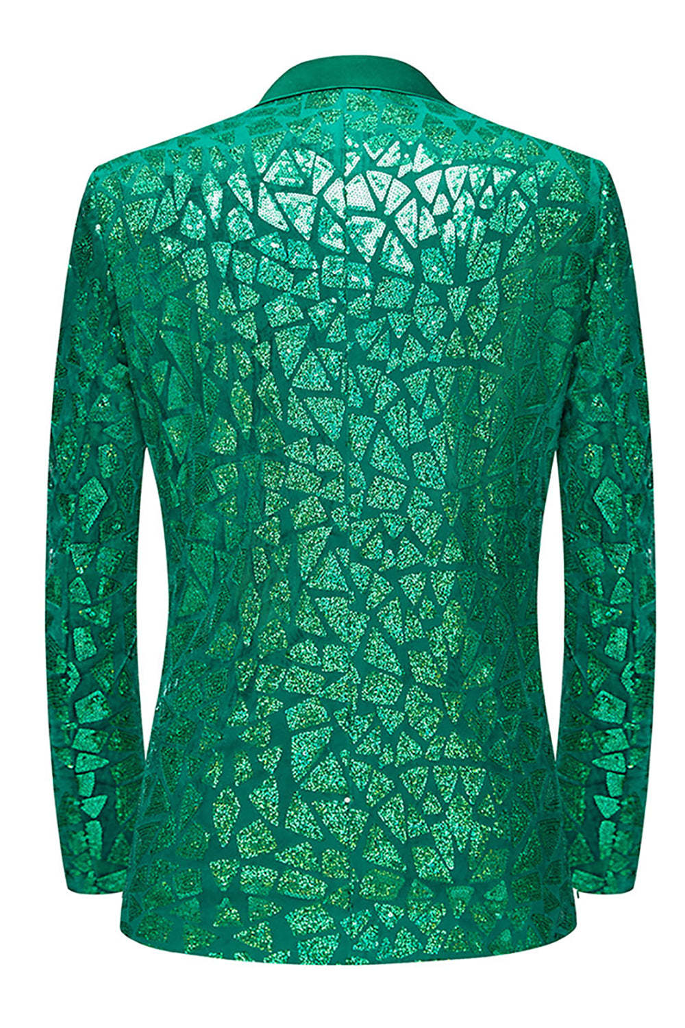 Sparkly Black Sequins 2 Piece Golden Prom Homecoming Men's Suits