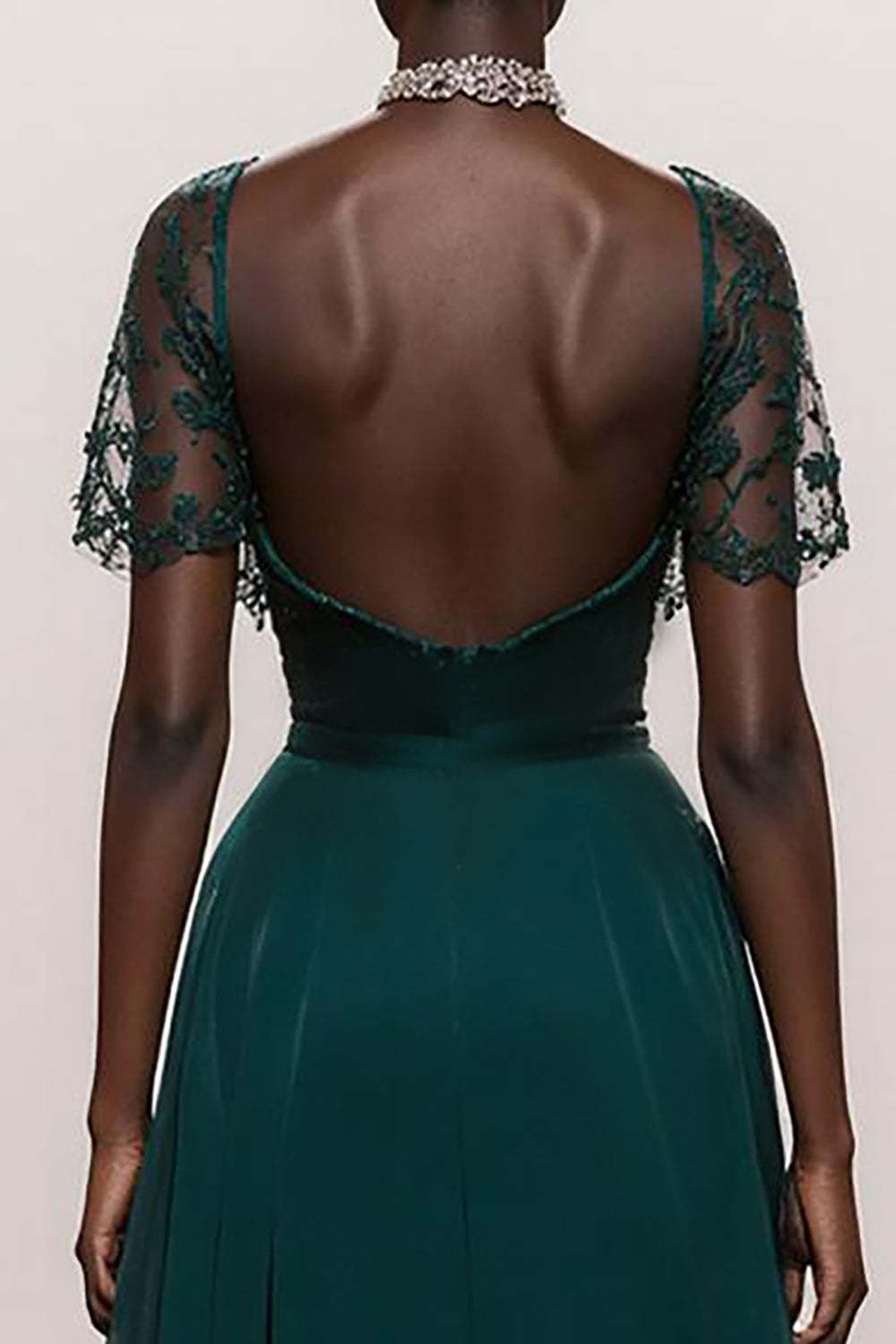Dark Green Sweetheart Satin Mermaid Maxi Formal Dress with Sleeves