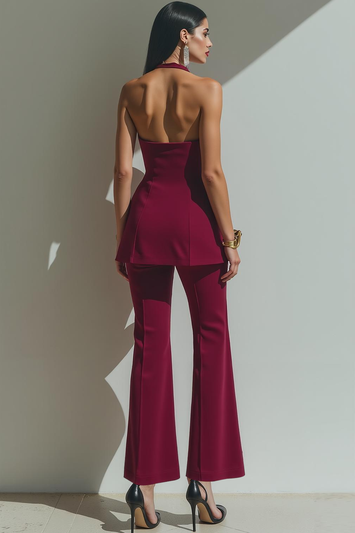 Cabernet V-Neck 2 Piece Single Breasted Formal Suits