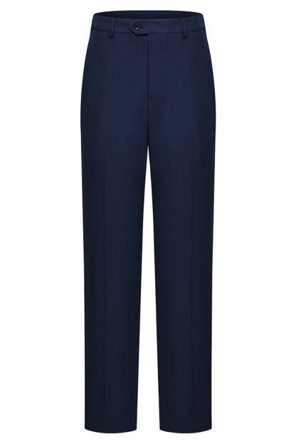 3 Piece Single Breasted Slim Fit Peak Lapel Navy Men's Formal Suits