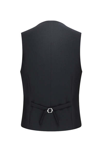 Black Shawl Lapel 3 Piece One Button Men's Suits