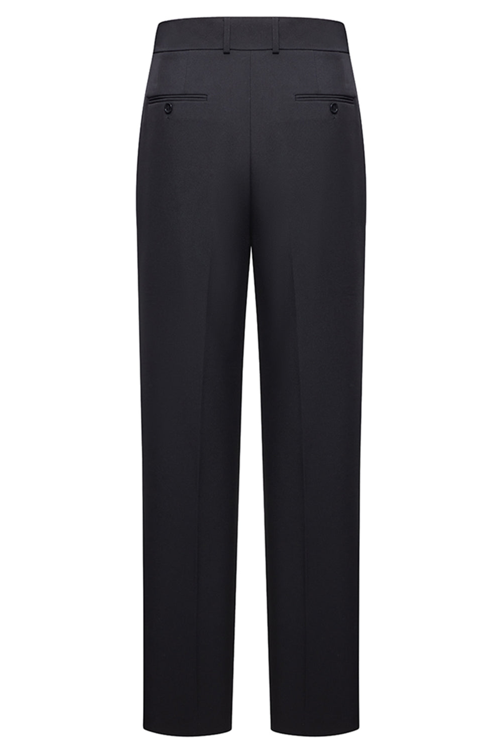 Black Peak Lapel Double Breasted 3 Piece Men's Tuxedo