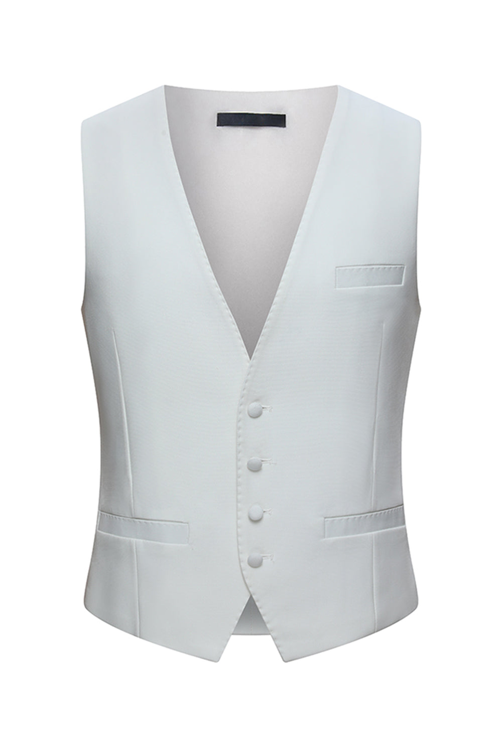 Black Peak Lapel Double Breasted 3 Piece Men's Tuxedo