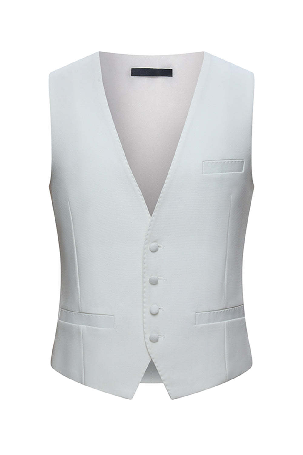 Black Peak Lapel Double Breasted 3 Piece Men's Tuxedo