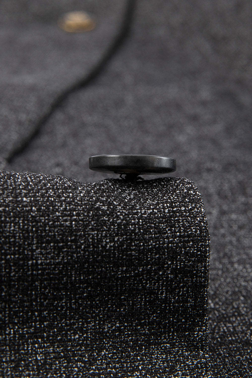 Dark Grey Slim Fit 3 Piece Peak Lapel Men's Wedding Suits