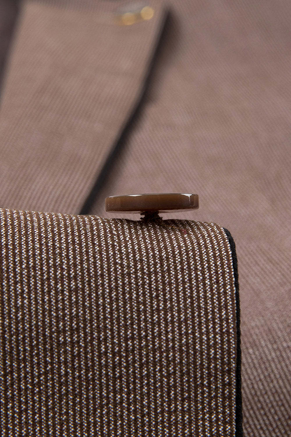 3 Piece Taupe Slim Fit Notched Lapel One Button Men's Formal Suits