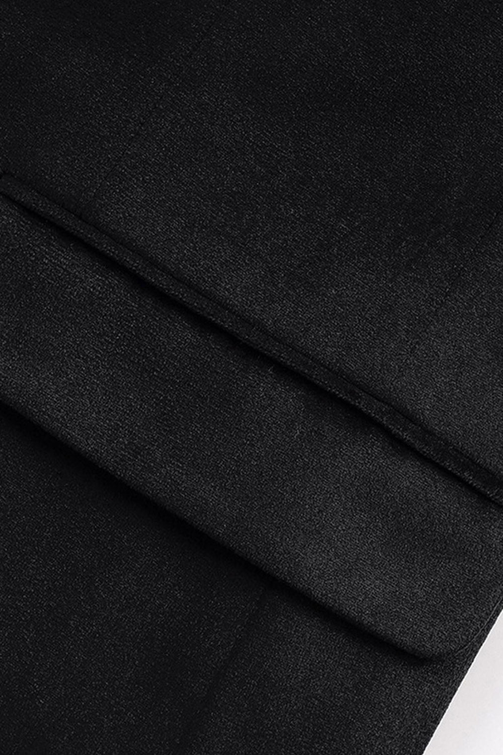 Black Peak Lapel 2 Piece Men's Wedding Suits