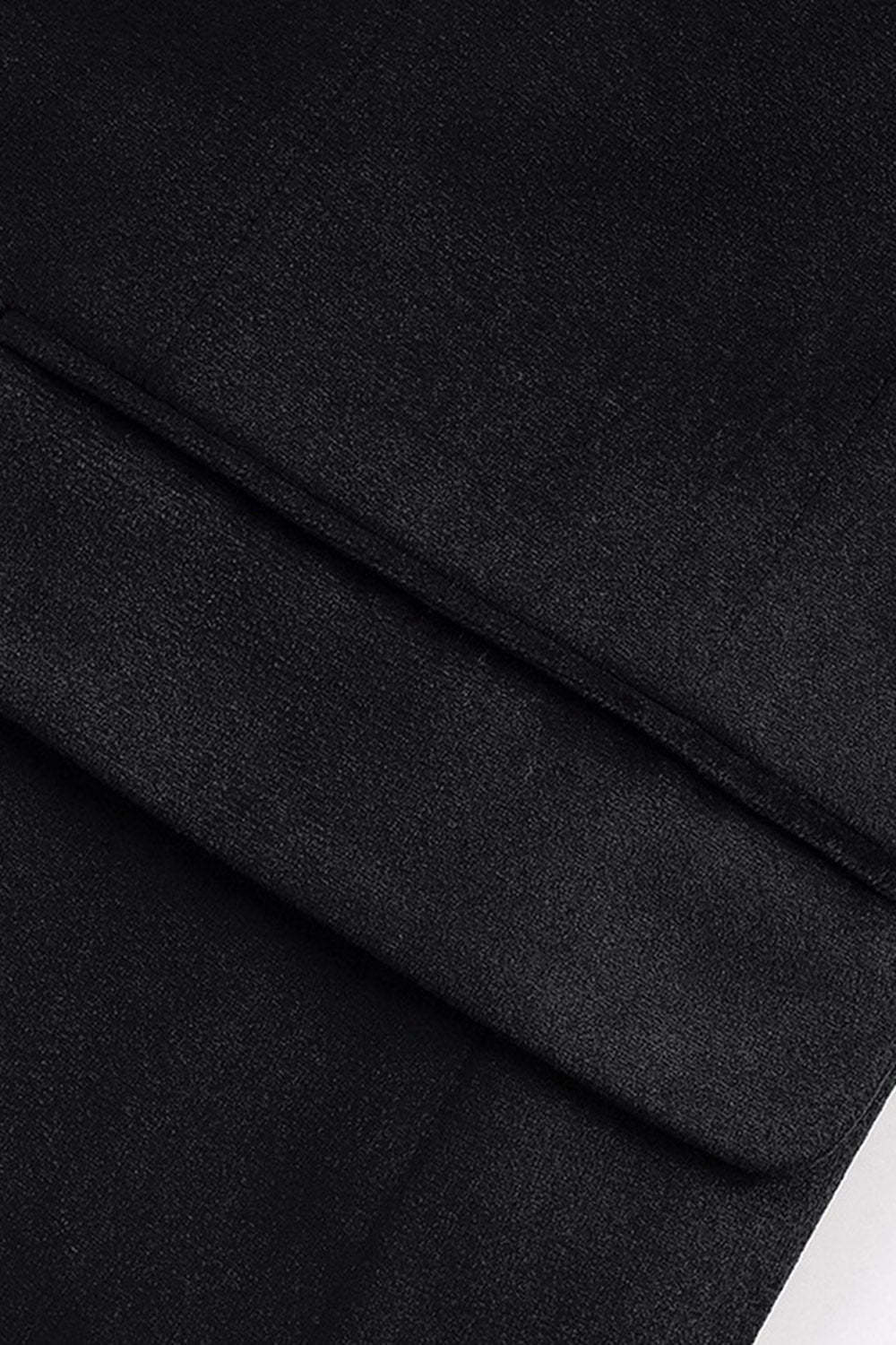 Black Peak Lapel 2 Piece Men's Wedding Suits