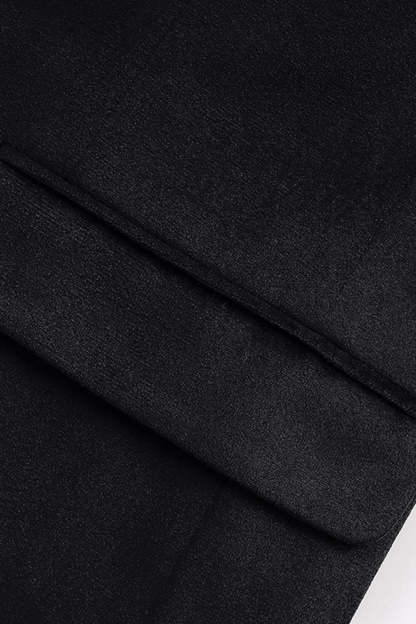 Black Peak Lapel 2 Piece Men's Wedding Suits