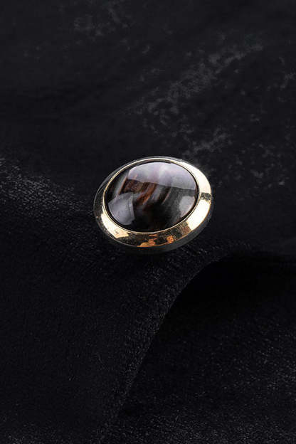 Black Peak Lapel 2 Piece Men's Wedding Suits