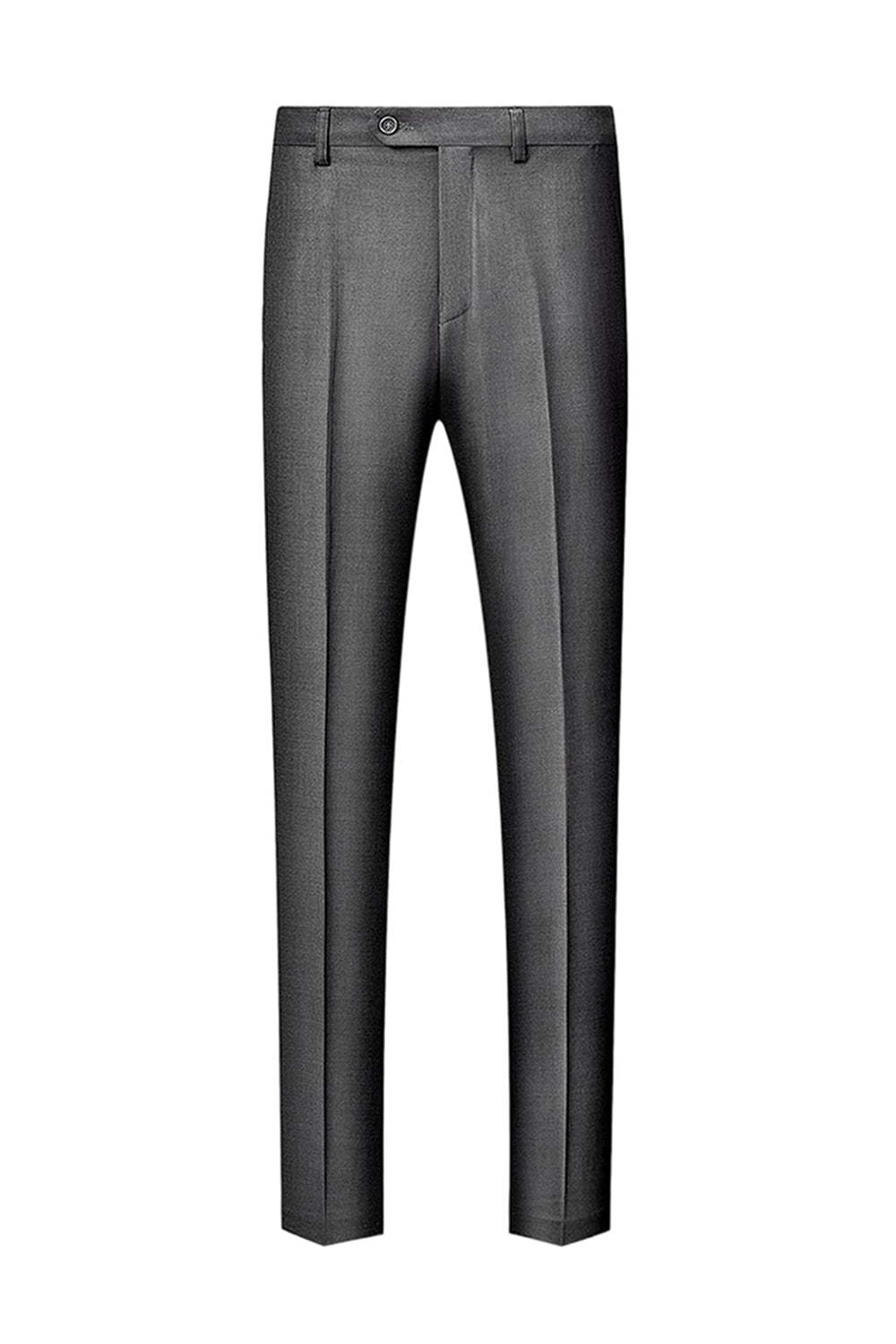 Grey Shawl Lapel Single Breasted Men's Formal Suits