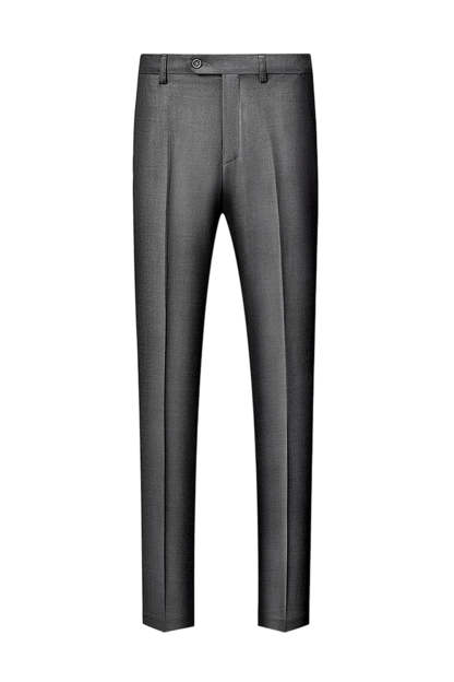 Grey Shawl Lapel Single Breasted Men's Formal Suits