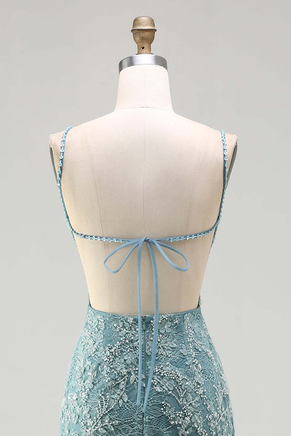 Sparkly Floral Pink Mermaid Long Beaded Prom Dress with Slit