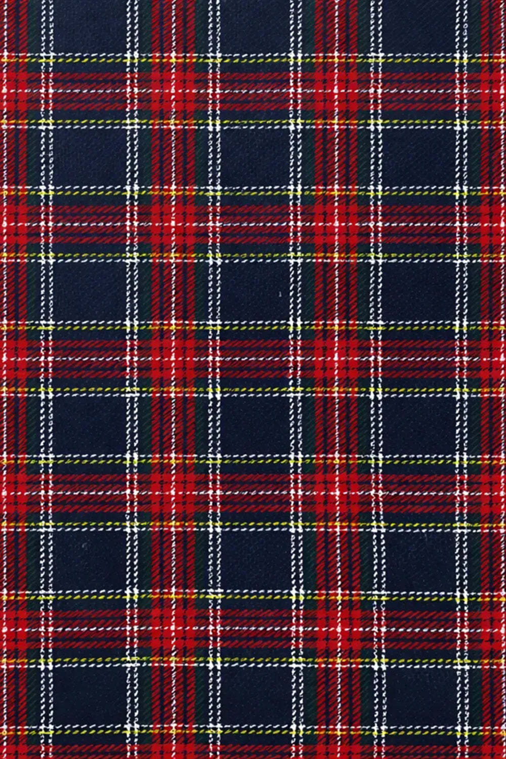 2 Piece Men Red and Black Grid Notched Lapel Party Suits