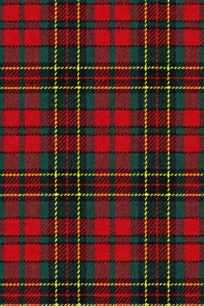 Black and Red Grid 2 Piece Notched Lapel Men Party Suits