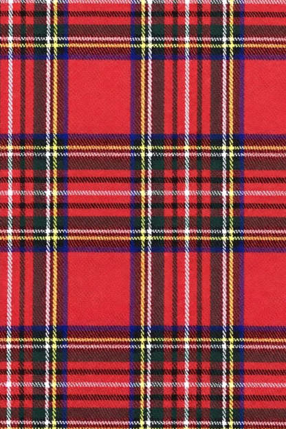 Black and Red Grid 2 Piece Notched Lapel Men Party Suits