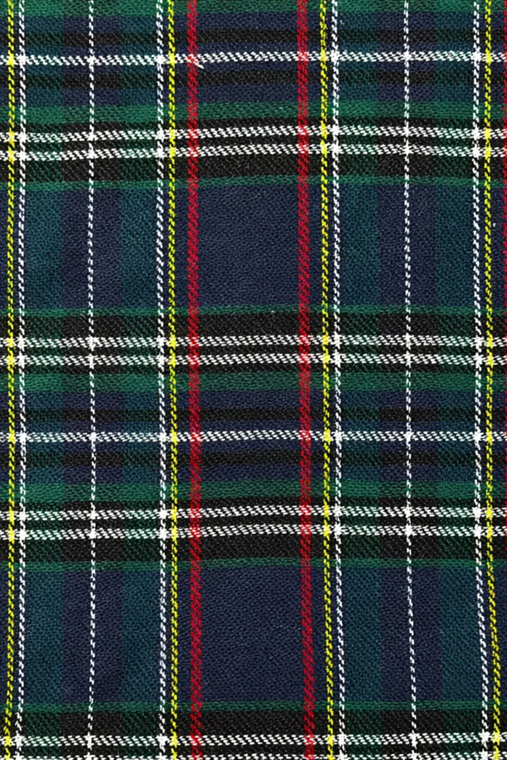 Black and Yellow Notched Lapel Grid Men Prom Suits