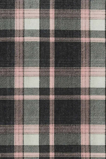 2 Piece Blue and Green Grid Notched Lapel Men Prom Suits