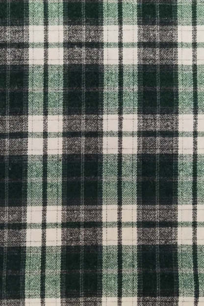 Black and Green Grid Peak Lapel 2 Piece Men Prom Suits