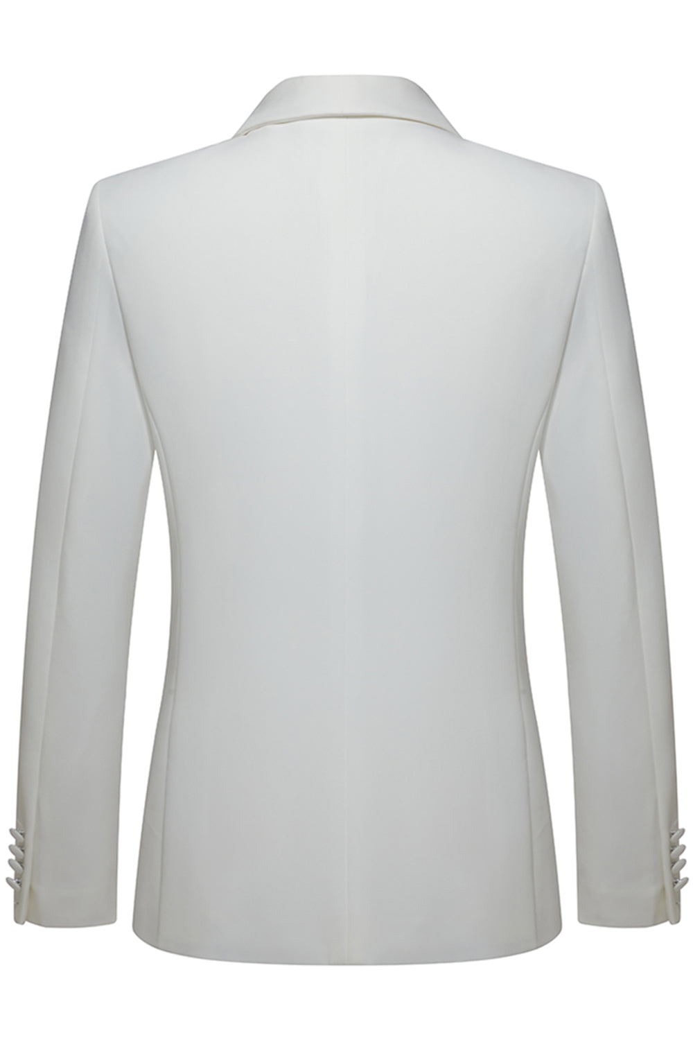 White Shawl Lapel 2 Piece Men's Wedding Suits