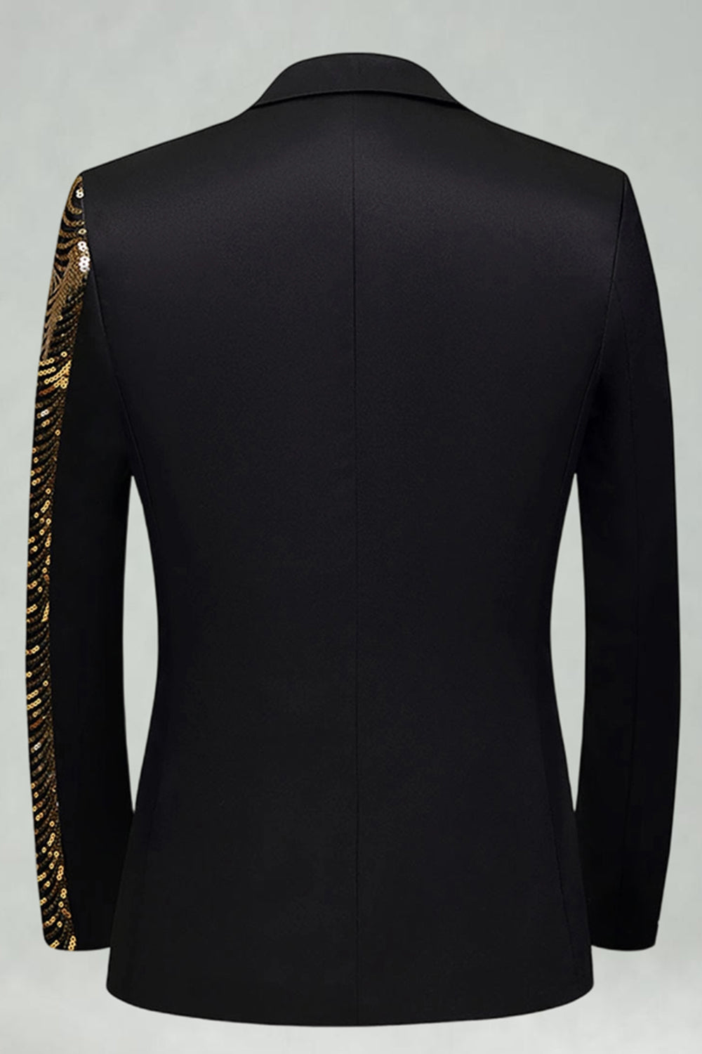 Golden Notched Lapel Sparkly 2 Pieces Men's Prom Suits