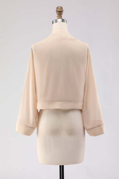 Simple Black Long Sleeves Women Jacket
