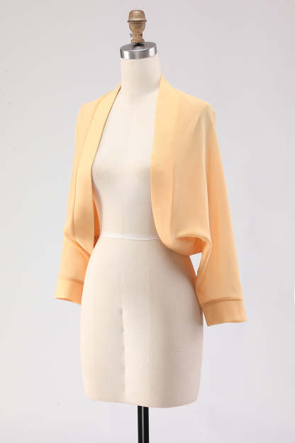 Simple Black Long Sleeves Women Jacket