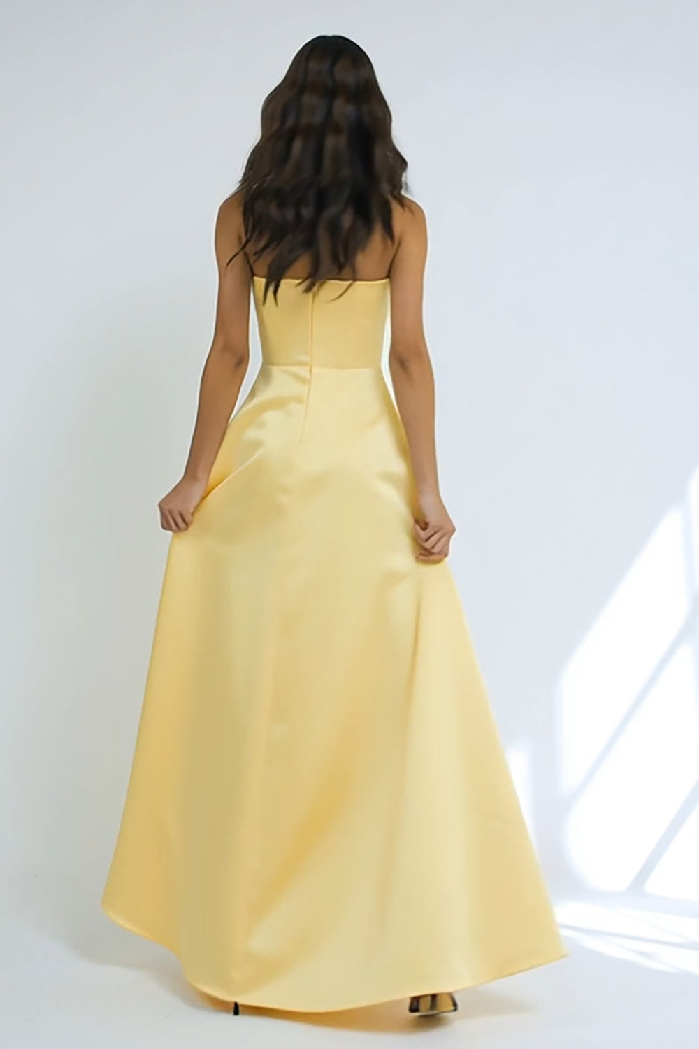 simple yellow bridesmaid dresses Yellow Bridesmaid Dresses