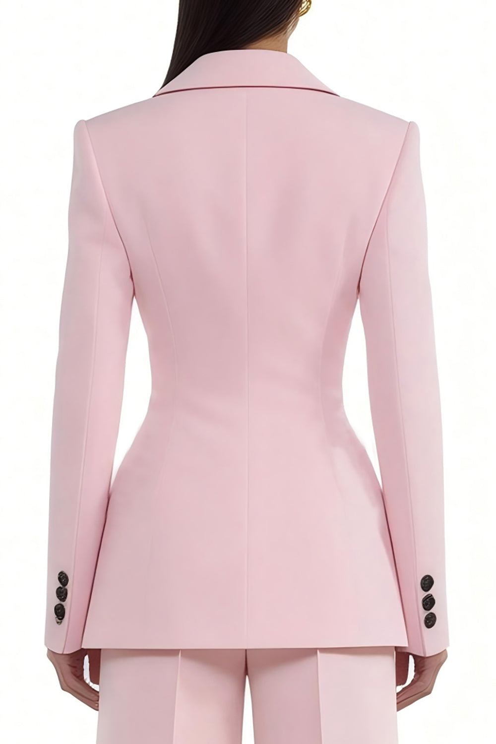 Light Pink 2 Piece Single Breasted Peak Lapel Prom Suits