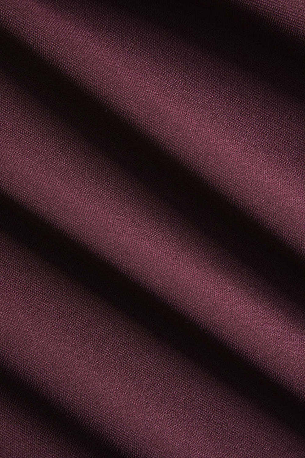 Burgundy Notched Lapel Long Sleeves Women Blazer