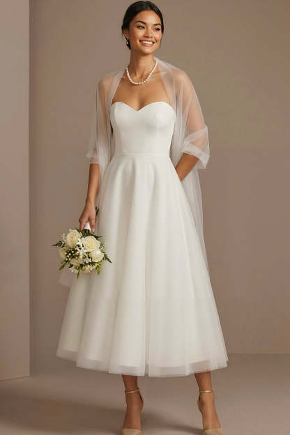 English Rose Sweetheart A Line Maxi Tulle Wedding Guest Dress