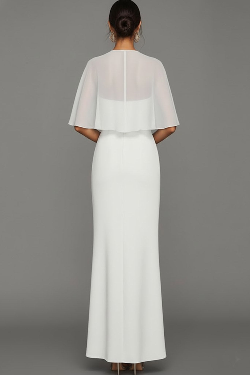 Light Blue Sweetheart Maxi Bridesmaid Dress with Slit