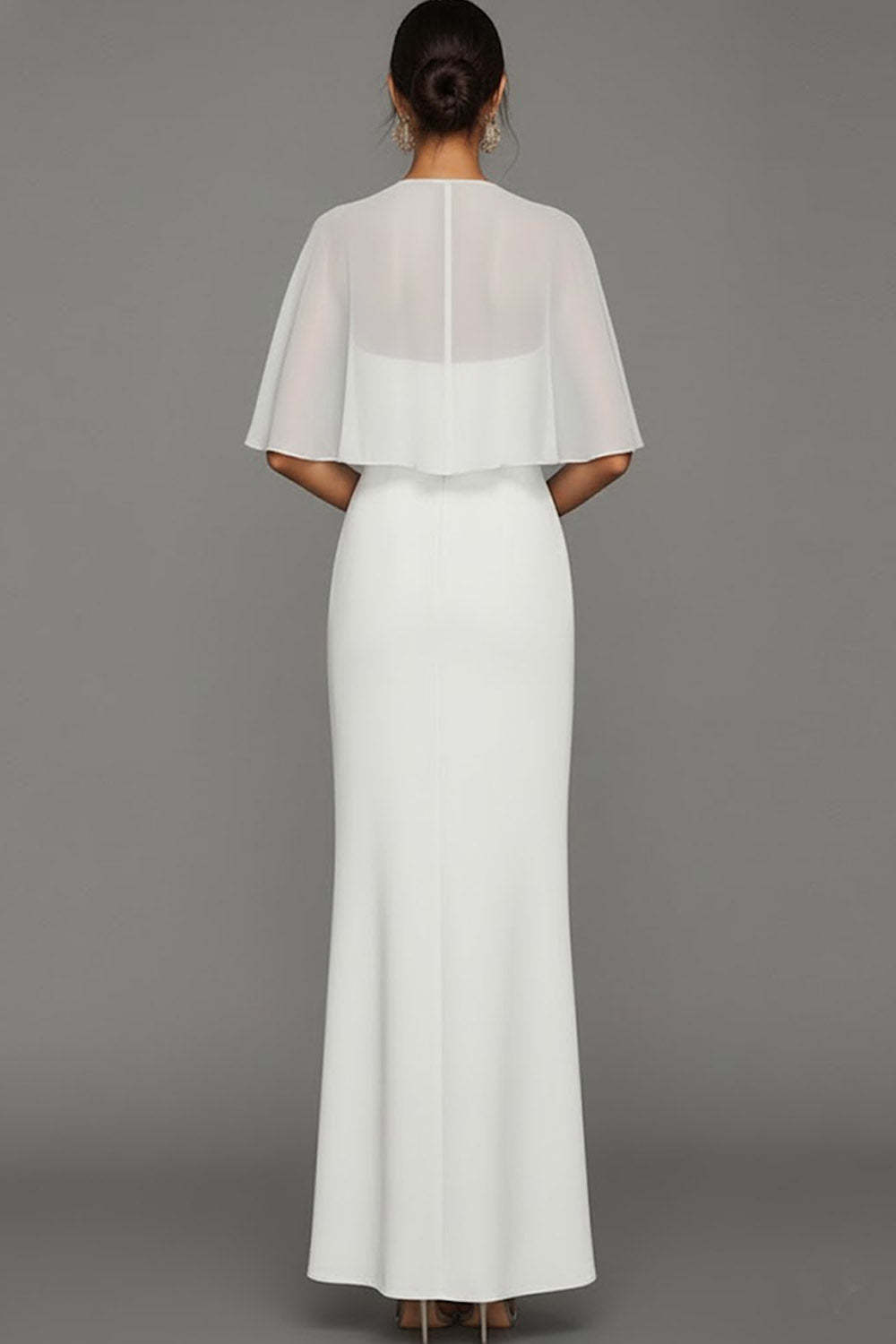 Light Blue Sweetheart Maxi Bridesmaid Dress with Slit