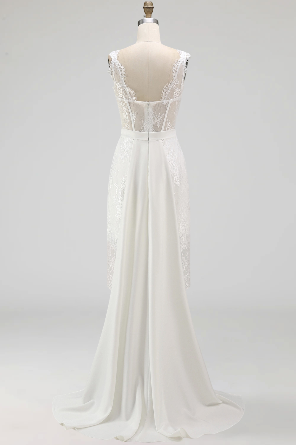 White Corset Bodycon Embroidered Midi Engagement Dress with Cape