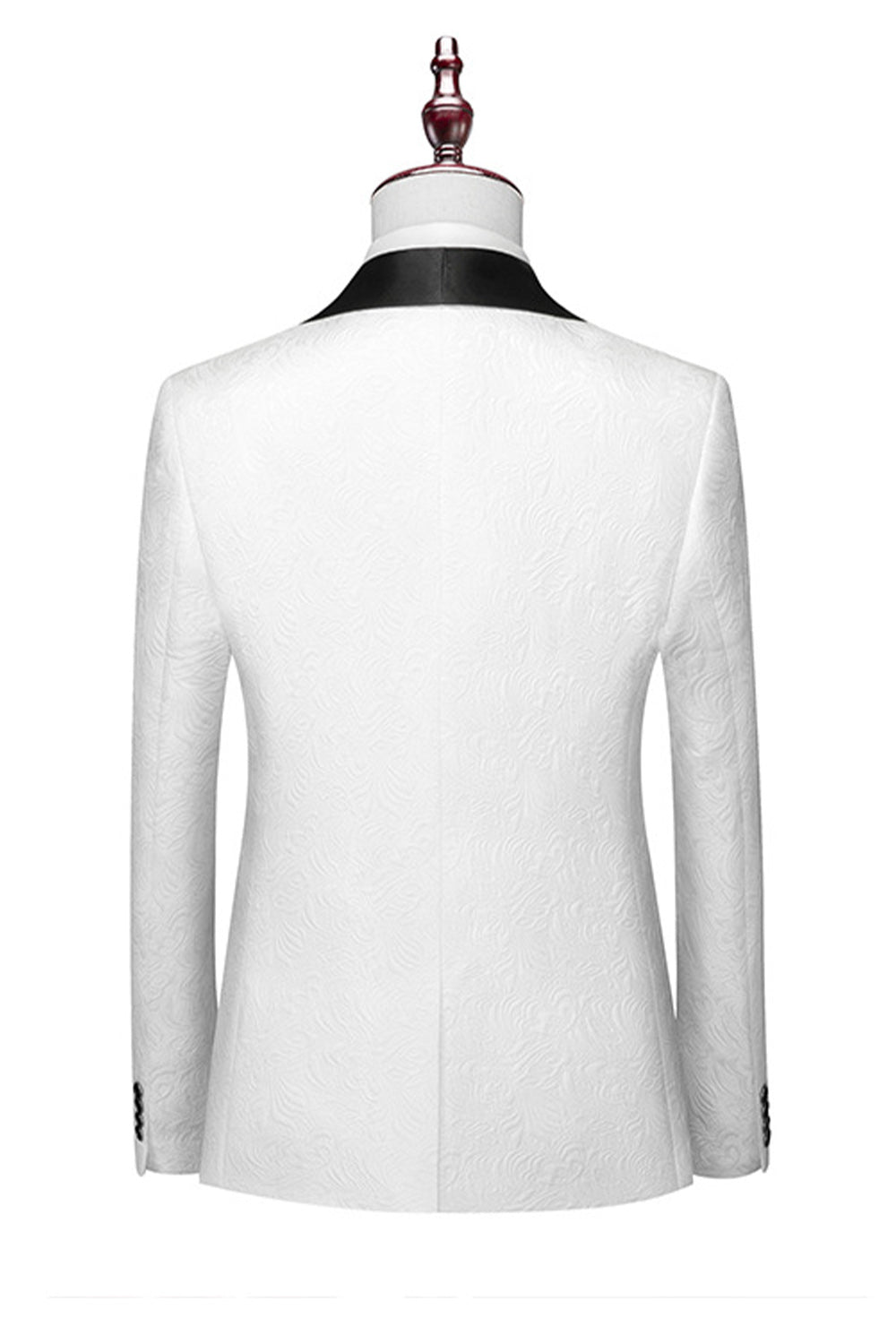 One Button Light Pink Shawl Lapel 3-Piece Men's Wedding Suits
