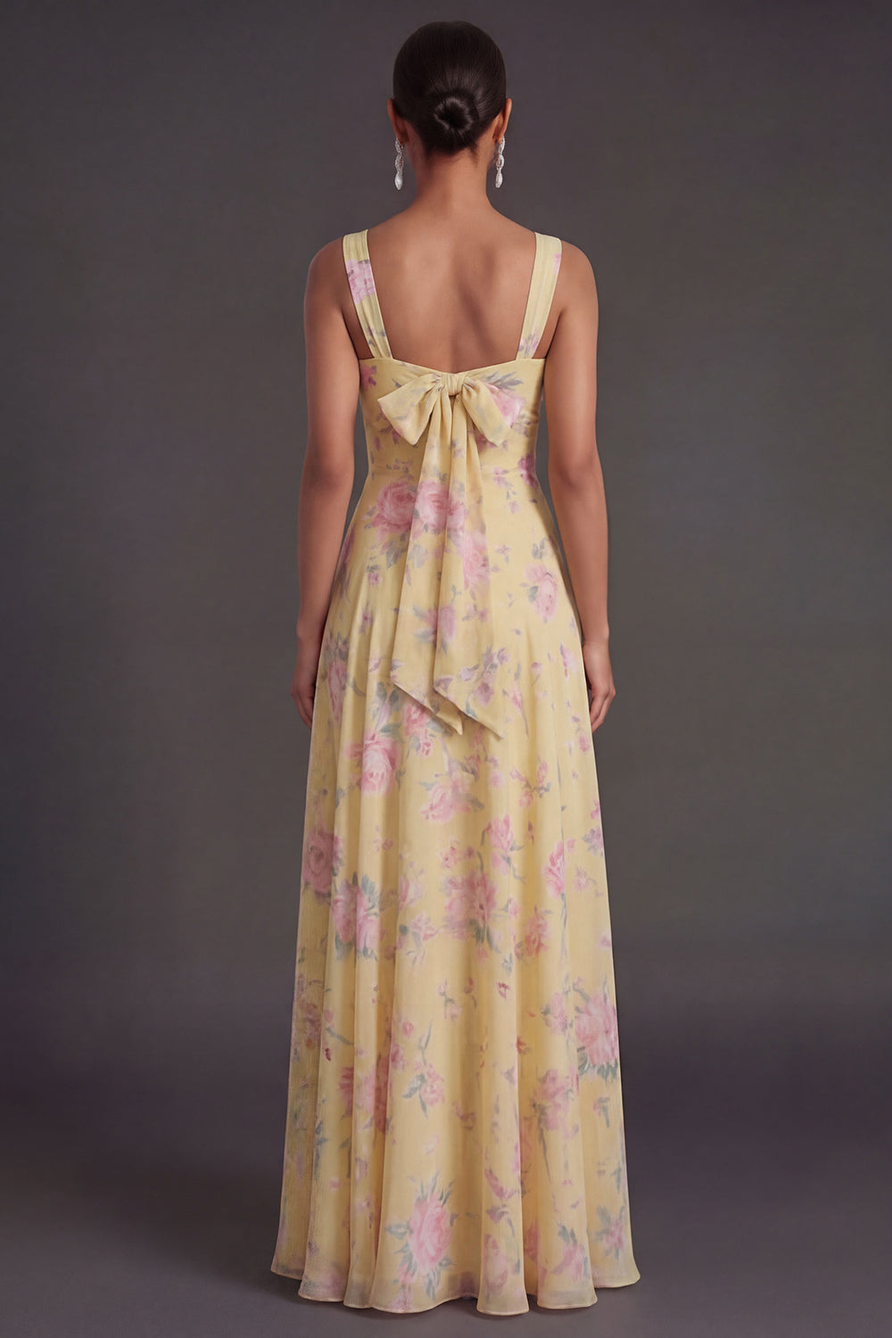 Convertible Pink Red Floral One Shoulder Long Beach Wedding Guest Dress with Slit