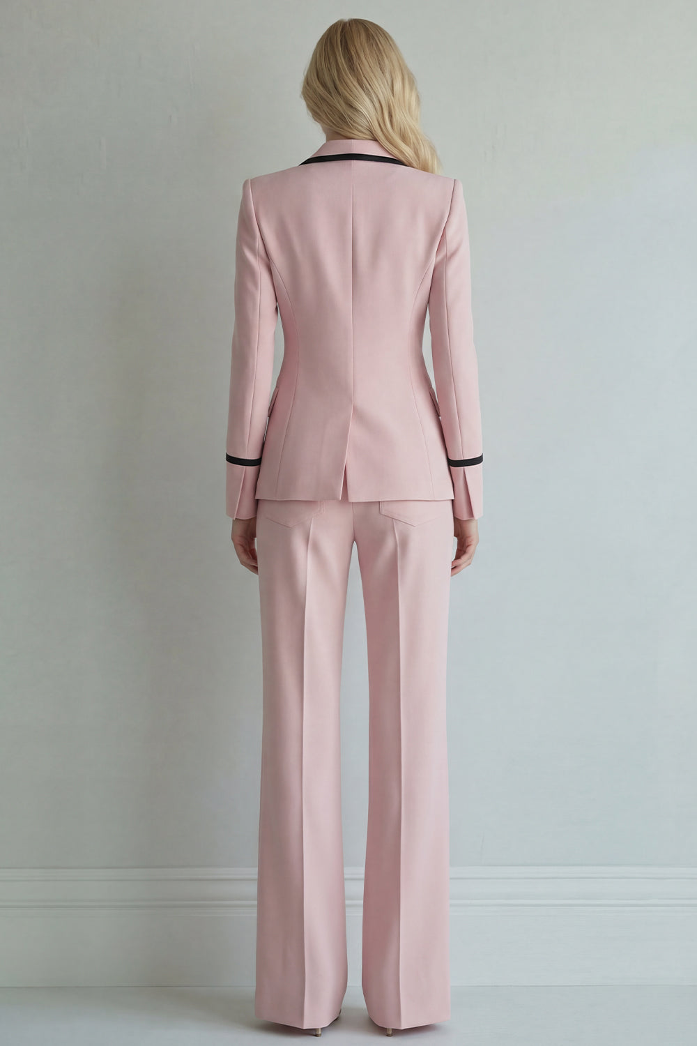 Ivory 2 Piece Single Breasted Peak Lapel Women Formal Suits