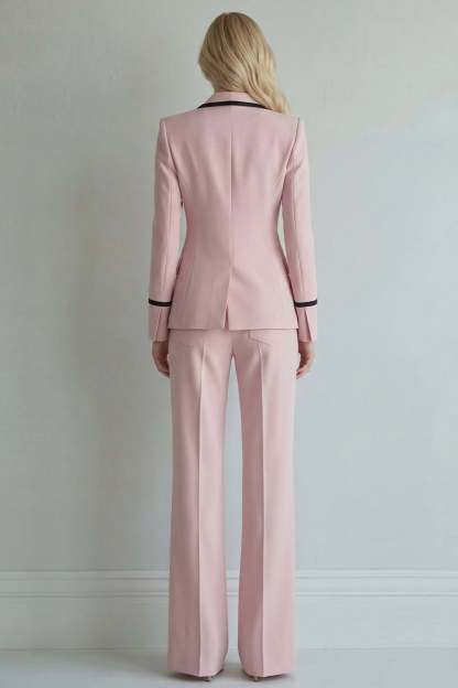 Ivory 2 Piece Single Breasted Peak Lapel Women Formal Suits