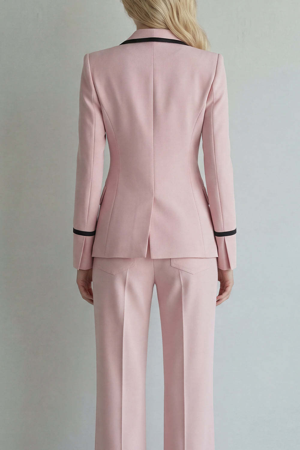 Ivory 2 Piece Single Breasted Peak Lapel Women Formal Suits