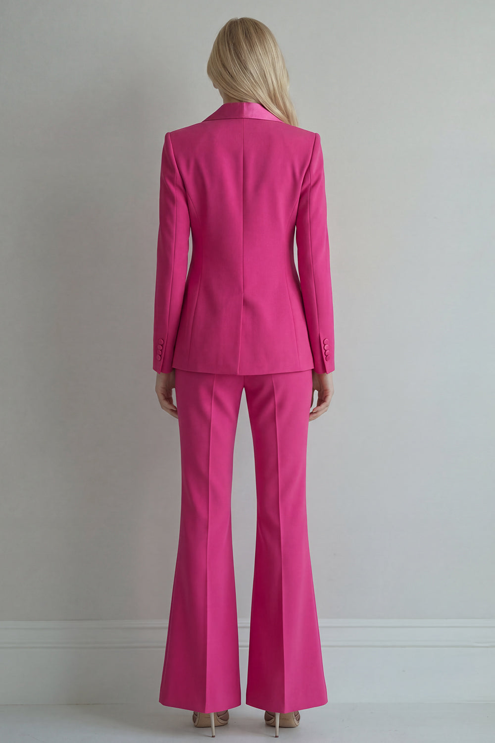 Blue Peak Lapel 2 Piece Double Breasted Business Suits