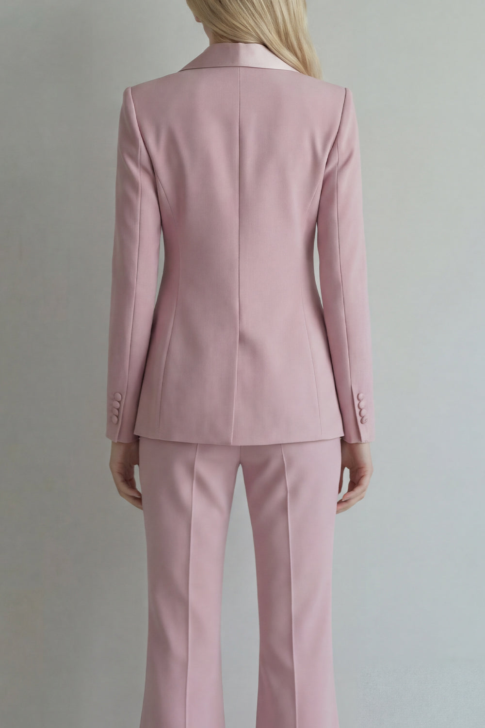 Blue Peak Lapel 2 Piece Double Breasted Business Suits