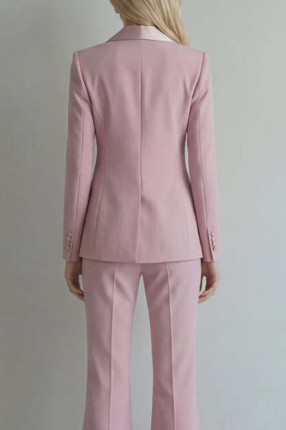 Blue Peak Lapel 2 Piece Double Breasted Business Suits