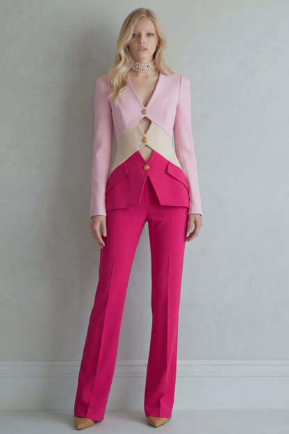 Peak Lapel Blue Navy 2 Piece Single Breasted Business Suits