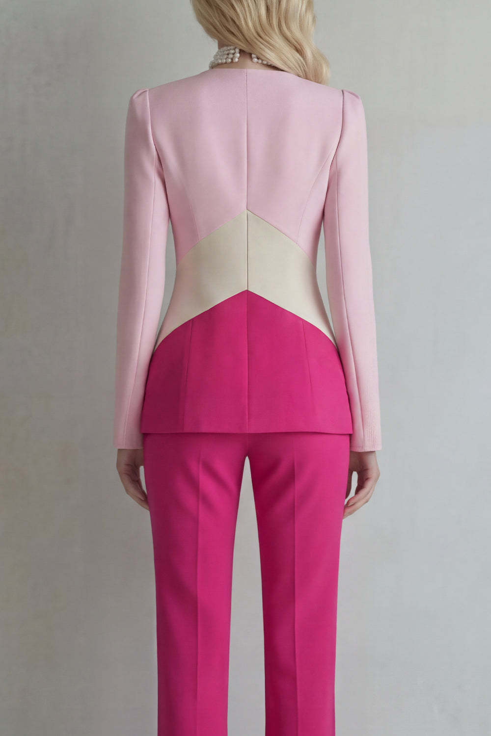 Peak Lapel Blue Navy 2 Piece Single Breasted Business Suits